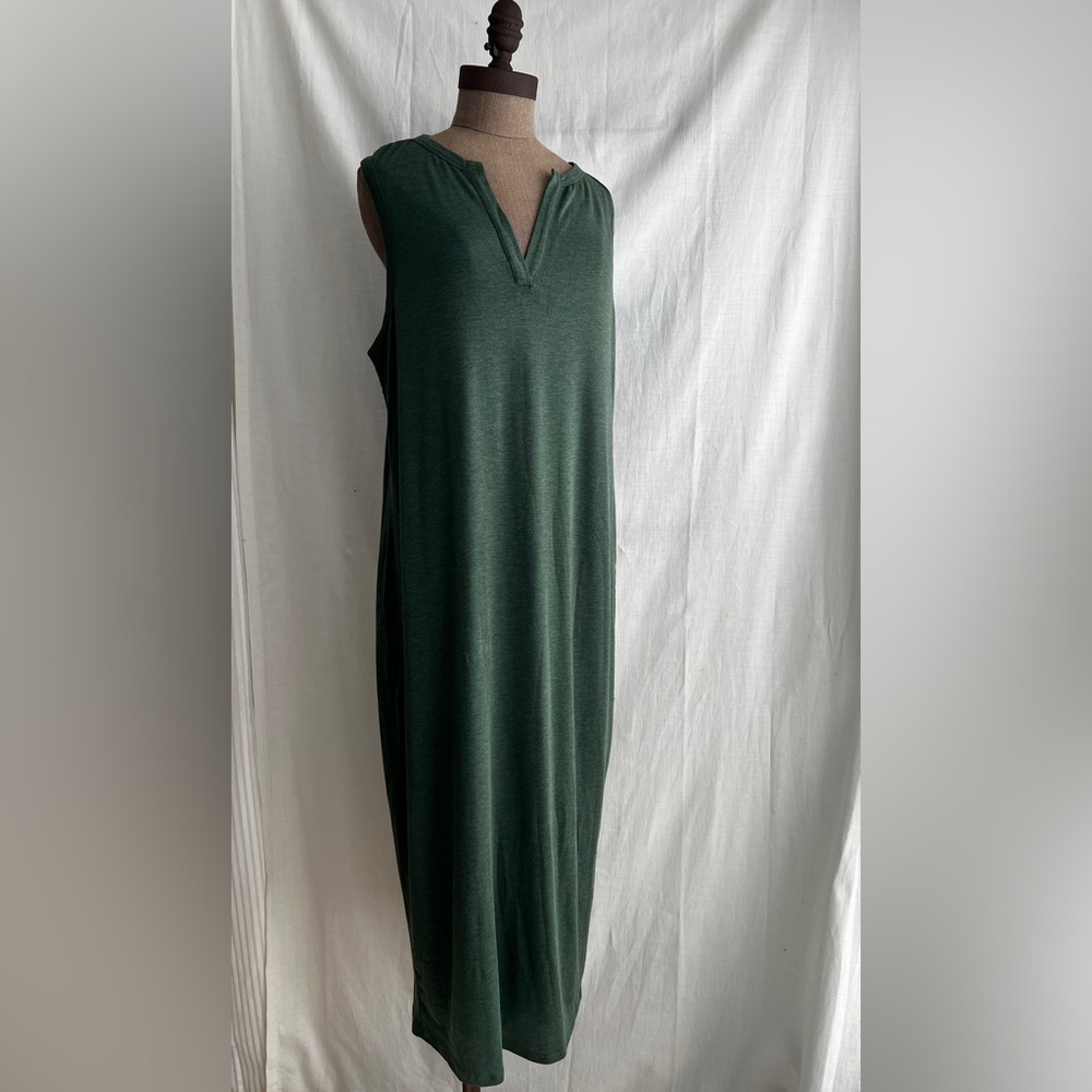 Prana Foundation Midi Dress - XL - Green